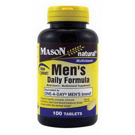 0311845161918 - NATURAL MENS DAILY FORMULA EQUIVALENT TO ONE A DAY MENS BRAND TABLETS 100 EA