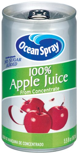 0031200204523 - OCEAN SPRAY APPLE JUICE 100%, 5.5-OUNCE CANS (PACK OF 48)