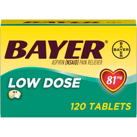 0312843536371 - LOW DOSE SAFETY COATED BABY ASPIRIN 81 MG,120 COUNT