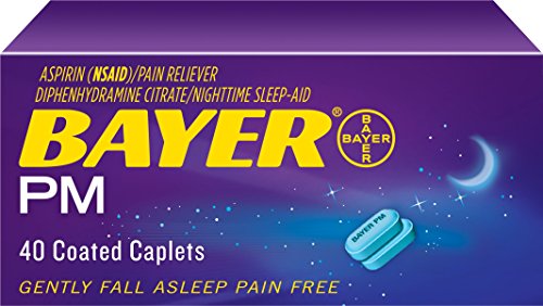 0312843555389 - BAYER EXTRA STRENGTH CAPLETS, PM RELIEF, 500 MG, 40 COUNT