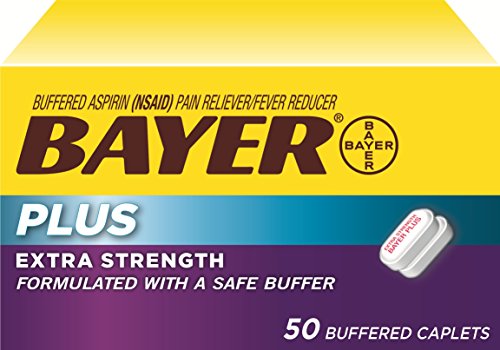 0312843555419 - BAYER EXTRA STRENGTH PLUS CAPLETS, 500 MG, 50 COUNT