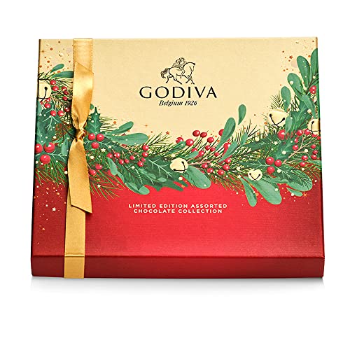 0031290149674 - GODIVA CHOCOLATIER ASSORTED CHOCOLATE HOLIDAY GIFT BOX, 19PC