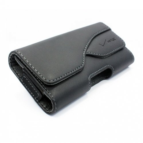 0313008043093 - PREMIUM QUALITY VERIZON OEM LEATHER POUCH CASE COVER HOLSTER SWIVEL BELT CLIP FITS T-MOBILE SAMSUNG GALAXY S4 SGH-M919, T-MOBILE SAMSUNG GALAXY S 2 SGH-T989, ALCATEL ONETOUCH IDOL MINI - (COMES WITH UNIVERSAL PHONE STAND)