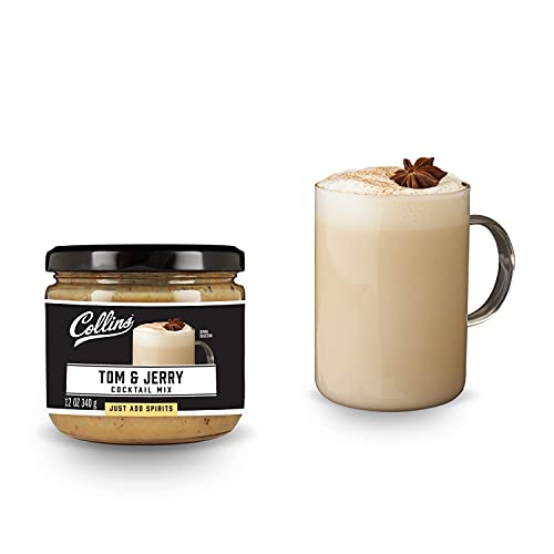 0031439003003 - COLLINS TOM & JERRY MIX, REAL INGREDIENTS, CRAFT COCKTAIL MIXERS, HOT BUTTERED RUM STYLE DRINK, 12 OZ