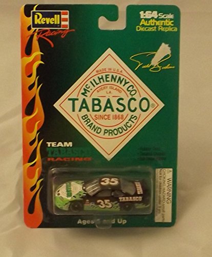 0031445045165 - 1998 - REVELL RACING / ATLAS - MCILHENNY CO. TABASCO GREEN - TEAM TABASCO RACING / TODD BODINE #35 - PONTIAC GRAND PRIX - 1:64 SCALE DIE CAST - RARE - OUT OF PRODUCTION - LIMITED EDITION - COLLECTIBLE