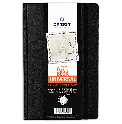 3148950064561 - CANSON UNIVERSAL ART BOOK HARDBOUND, 5.5X8.5