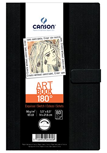 3148950064608 - CANSON 180 ART BOOK, 5.5 X 8.5, 80 SHEETS