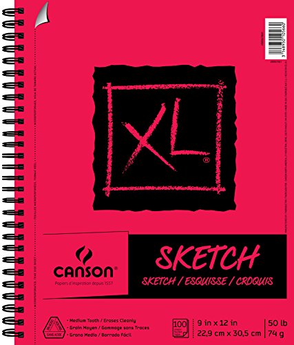 3148950105660 - CANSON XL SERIES SKETCH PAD, 9X12 SIDE WIRE
