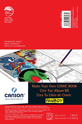 3148950223074 - CANSON FANBOY MAKE YOUR OWN COMIC BOOK (6.6IN X 10IN)