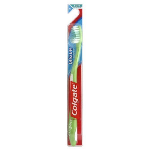 3150005590291 - COLGATE WAVE TOOTHBRUSH SOFT COMPACT 1 EA - BUY PACKS AND SAVE (PACK OF 2)