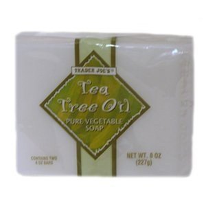 0000031584500 - TEA TREE OIL PURE VEGETABLE SOAP (2 4OZ BARS) - NO ANIMAL BY-PRODUCTS - CRUELTY FREE - NOT TESTED ON ANIMALS