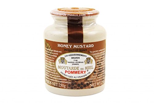 3158697781126 - FRENCH WHOLE GRAIN MUSTARD WITH HONEY IN A CROCK - MOUTARDE DE MEAUX - 8.8OZ