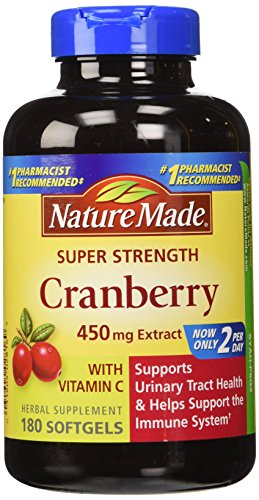 0031604028169 - NATURE MADE CRANBERRY 450MG EXTRACT 180 SOFTGELS