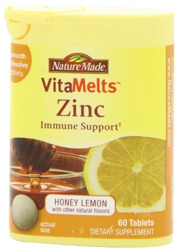 0031604028794 - NATURE MADE VITAMELTS ZINC SMOOTH DISSOLVE TABLET, 15 MG, 60 COUNT