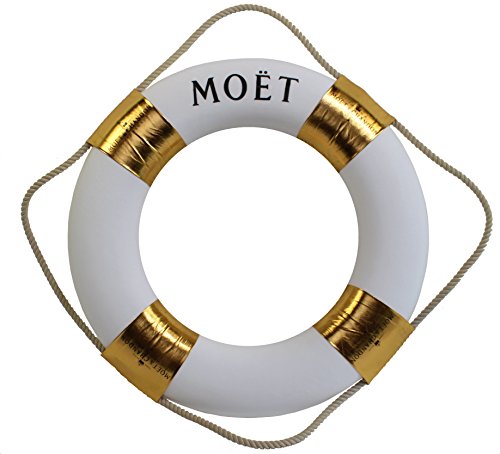 3185370458747 - MOËT & CHANDON ICE IMPÉRIAL CHAMPAGNE LIFE SAVER RESCUE BUOY BEACH POOL PARTY DECOR