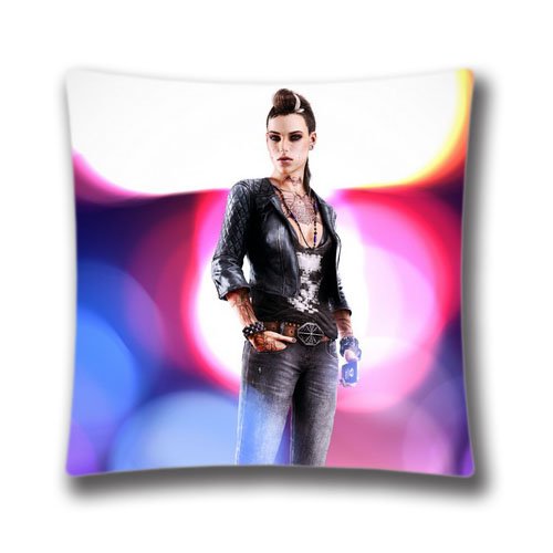 3199133805372 - 16X16 INCH (TWIN SIDES) CLARA LILLE ENHANCED WALLPAPER PERSONALIZED SQUARE THROW PILLOW CASE COLOURFUL DECOR CUSHION COVERS,DIC31977