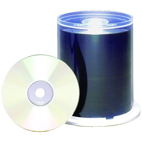 0320127523559 - MAXELL MAX648720 CD RECORDABLE MEDIA, CD-R, 48X, 700 MB, 100 PACK SPINDLE