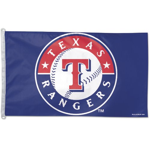 0032085253729 - MLB TEXAS RANGERS 3-BY-5 FOOT FLAG