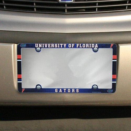 0032085890795 - NCAA UNIVERSITY OF FLORIDA LICENSE PLATE WITH FULL COLOR FRAME