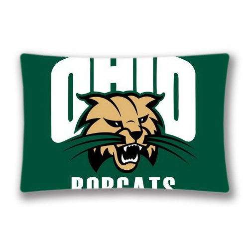 3224114899870 - GENERIC NCAA OHIO BOBCATS SPORTS FAN PILLOWCASE WITH ZIPPER PILLOW PROTECTOR COVER CASES STANDARD SIZE 20X30 TWIN SIDES