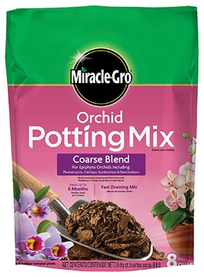 0032247477833 - MIRACLE GRO ORCHID PLATING MIX- COARSE BLEND 8 QT