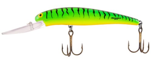 0032256018683 - BOMBER DEEP LONG A FISHING LURE (BENGAL FIRE TIGER, 4 1/2-INCH, 11.4-CM)