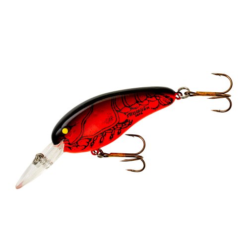 0032256203973 - BOMBER DEEP A FISHING LURE (APPLE RED CRAWDAD, 2 1/2-INCH, 6.25-CM)