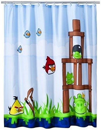 0032281006402 - ANGRY BIRDS SHOWER CURTAIN