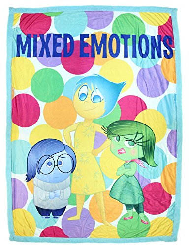 0032281206512 - DISNEY/PIXAR INSIDE OUT MIXED EMOTIONS SHERPA THROW