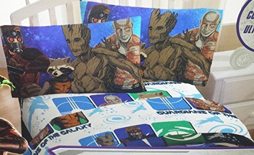 0032281272319 - MARVEL GUARDIANS OF THE GALAXY 3 PIECE SHEET SET- TWIN