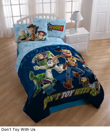 0032281290429 - DISNEY TOY STORY DON'T TOY WITH US COMFORTER, TWIN