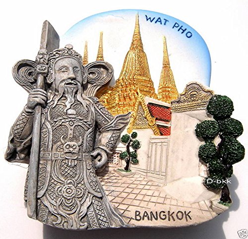 3236363212362 - THE GIANT MONSTER WAT PHO, BANGKOK, THAILAND 3D HIGH QUALITY RESIN TOY FRIDGE MAGNET FREE SHIP