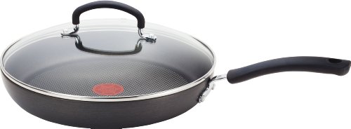0032406047501 - T-FAL E91897 ULTIMATE HARD ANODIZED NONSTICK THERMO-SPOT HEAT INDICATOR DEEP SAUTE PAN FRY PAN WITH GLASS LID COOKWARE, 10-INCH, GRAY