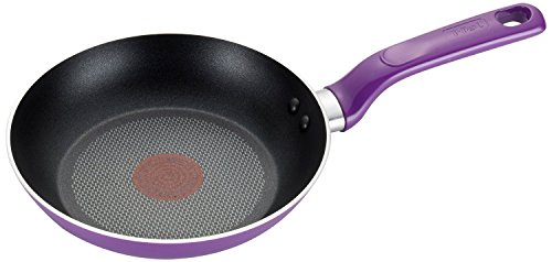 0032406054998 - T-FAL C97005 EXCITE NONSTICK THERMO-SPOT DISHWASHER SAFE OVEN SAFE PFOA FREE FRY PAN COOKWARE, 10.25-INCH, PURPLE