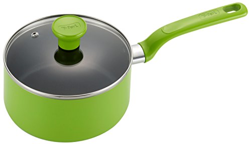 0032406055179 - T-FAL C96824 EXCITE NONSTICK THERMO-SPOT DISHWASHER SAFE OVEN SAFE PFOA FREE SAUCE PAN COOKWARE, 3-QUART, GREEN
