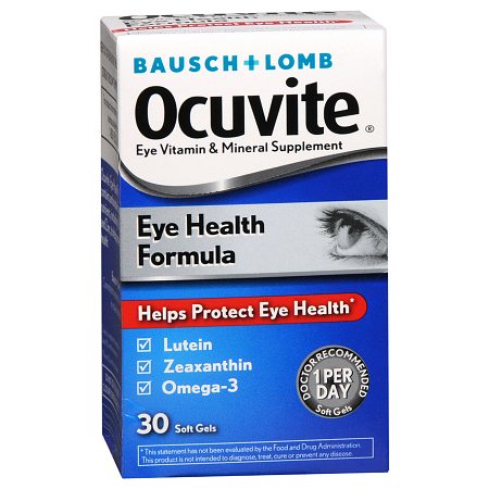 0324208465356 - OCUVITE EYE VITAMIN AND MINERAL SUPPLEMENT 30 SOFT GELS