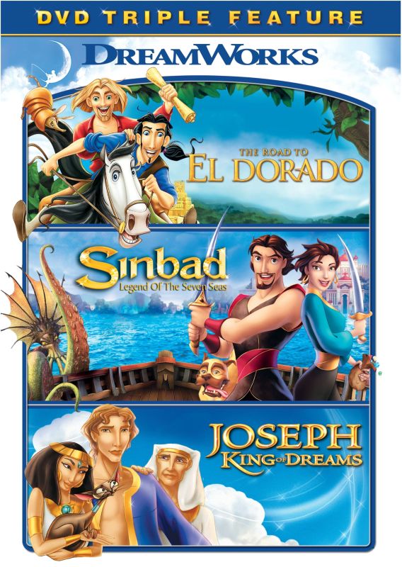 0032429152732 - THE ROAD TO EL DORADO / SINBAD: LEGEND OF SEVEN SEAS / JOSEPH: KING OF DREAMS