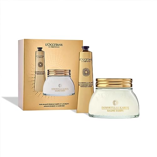 3253582036371 - LOCCITANE IMMORTELLE DIVINE DUO: TARGET WRINKLES, VISIBLY FIRM SKIN, IMPROVE SKIN ELASTICITY WITH BODY BALM AND HAND CREAM