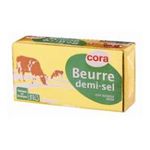 3257980702487 - BEURRE 1/2 SEL CORA 250G