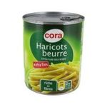 3257983273892 - HARICOTS BEURRE EXTRA FINS CORA 440G