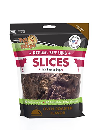 0032657121715 - PET 'N SHAPE BEEF LUNG SLICES NATURAL DOG TREATS, 9-OUNCE, 3 PACK