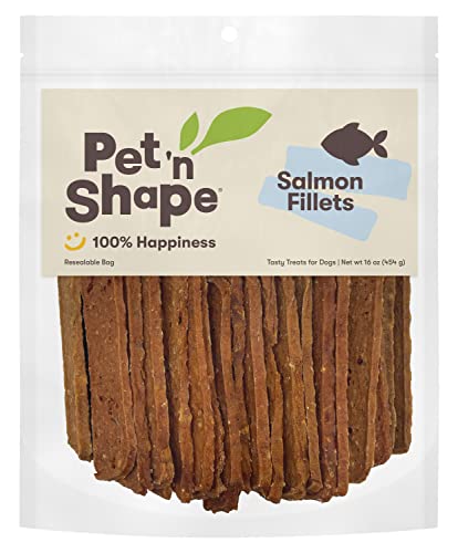 0032657303531 - PET N SHAPE SALMON FILLETS, 16 OZ - HEALTHY, PROTEIN RICH TREATS FOR DOGS