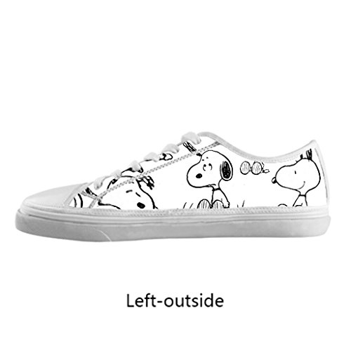 3267152364559 - CUSTOM SNOOPYS WOMEN'S CANVAS SHOES FASHION CANVAS SNEAKER US9