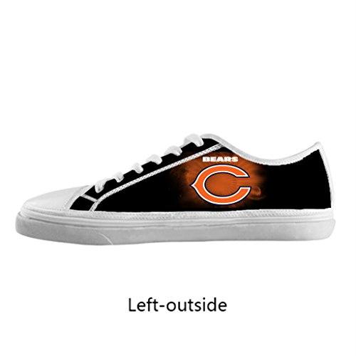 3267152517313 - CUSTOM CHICAGO BEARS MEN'S CANVAS SHOES FASHION CASUAL CANVAS SHOES US10