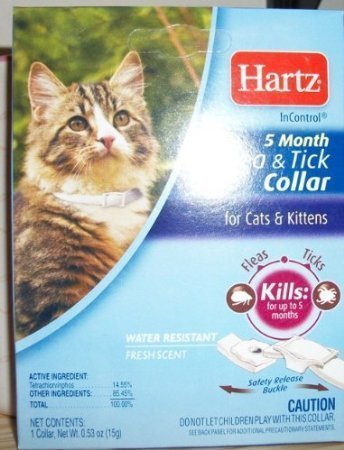 0032700121907 - WHITE HARTZ 5 MONTH FLEA AND TICK COLLAR FOR CATS AND KITTENS