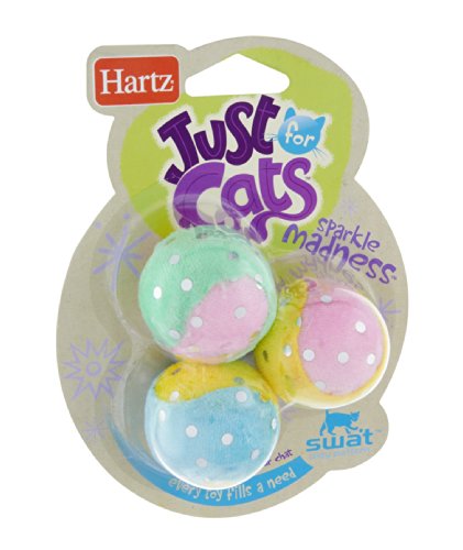 0032700125134 - HARTZ JUST FOR CATS SPARKLE MADNESS TOY 1 EA (PACK OF 6)