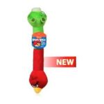 0032700130114 - ANGRY BIRDS TINY DOG TWO HEADS SQUEAKER DOG TOY