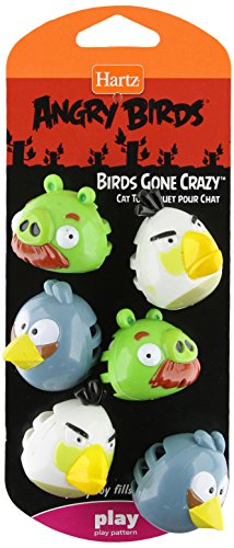 0032700130633 - ANGRY BIRDS BIRDS GONE CRAZY CAT TOY 6 PACK