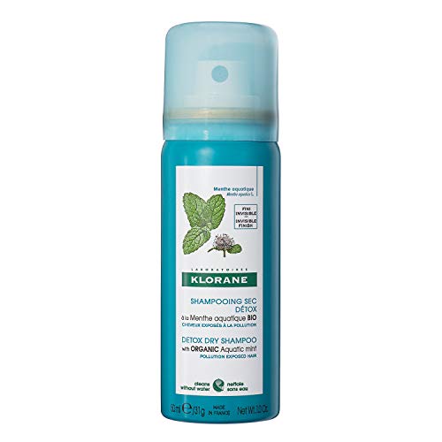 3282770207521 - KLORANE KLORANE DETOX DRY SHAMPOO WITH AQUATIC MINT, ALL HAIR TYPES, INVISIBLE FINISH, COOLING, PARABEN & SULFATE-FREE, 1 OZ.