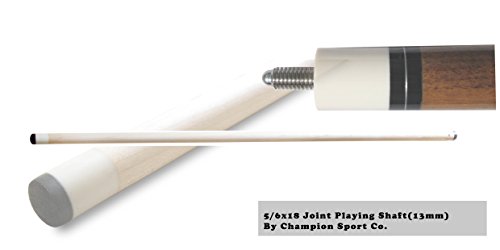 3287333201596 - NEW CHAMPION SPORT EXCLUSIVE! EXTRA PLAYING SHAFT FOR POOL CUE STICK (5/16X18 JOINT, 12MM OR 13MM) (13 MM)